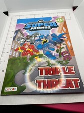 BOOK: Triple Threat Justice League Batman the flash cyborg