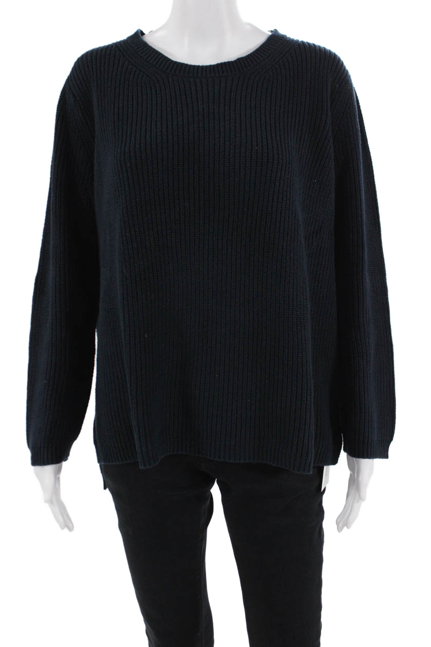 525 America Unisex Pullover Sweater Dark Blue 100% Cotton Crew Neck Size MFree Shipping in US $100+ Orders | $6.95 Orders Below