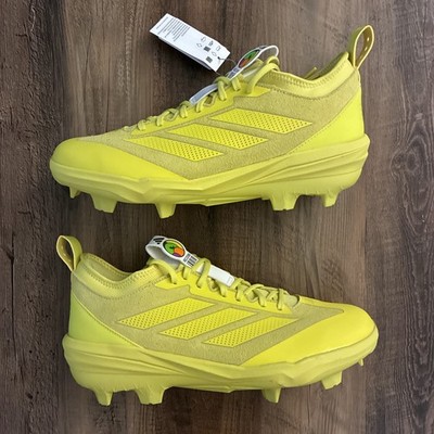 Adidas Adizero De Todos Los Colores Shoes Mens Size 9 Yellow Baseball Cleats New adidas Yellow Baseball & Softball Shoes & Cleats for Men for  main image 4