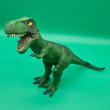 2011 Tyrannosaurus Rex Green Soft Rubber Figure 2112A Toys R Us Dinosaur