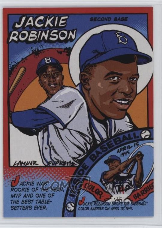 2023 Topps Archives 1979 Topps Comics Jackie Robinson #79TC-10 HOF 1pr2