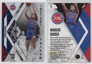 2023 Panini Phoenix Instant Phenom White Lazer /150 Marcus Sasser #18 Rookie RC