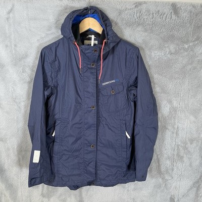 DIDRIKSONS Storm System AGDA Women`s Parka Jacket Padded Hooded Coat size 38