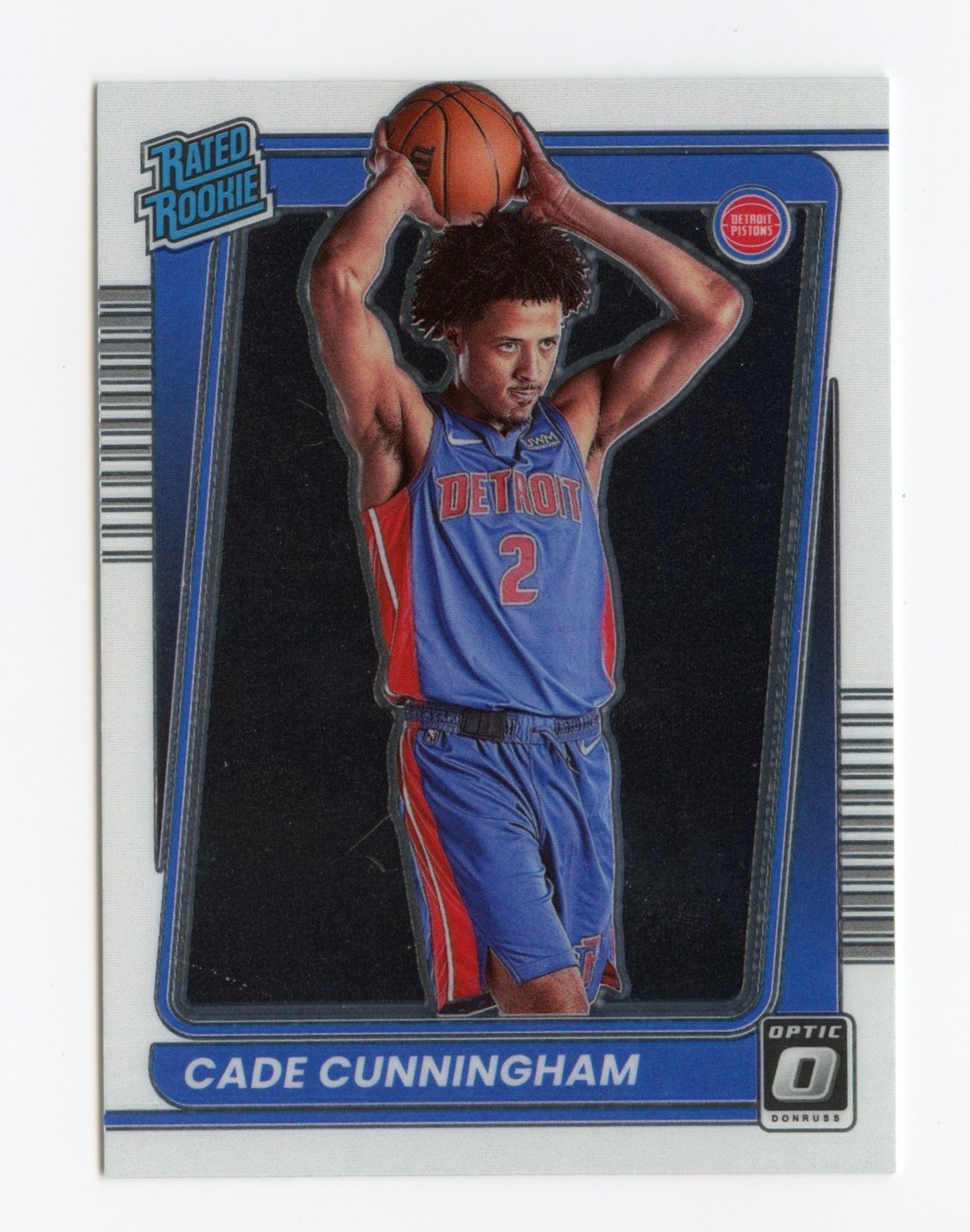 2021-22 Panini Optic #161 Rated Rookie Cade Cunningham Detroit Pistons (BRZ002)