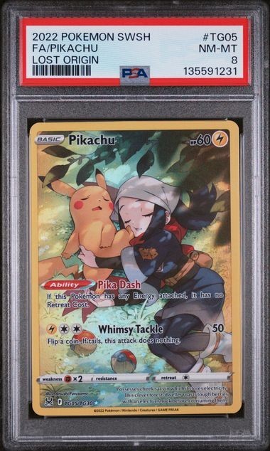 PSA10 Lady FA Lost Origin ポケモンカード PSA10 2022 FA PIKACHU TG05 POKEMON LOST ORIGIN FULL ART PSA 8 NM-MT | eBay