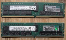 LOT OF 2 SK Hynix 64GB (2X32GB) PC4-23400 DDR4 RDIMM ECC Memory HMA84GR7CJR4N-WM