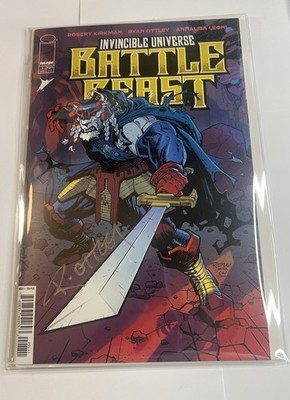  Invincible Universe Battle Beast #1 cover a Signed Ryan Ottley sold out comic