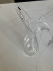 mid-century modern ⁠Steuben Crystal Sheared Rim Vase (signed)