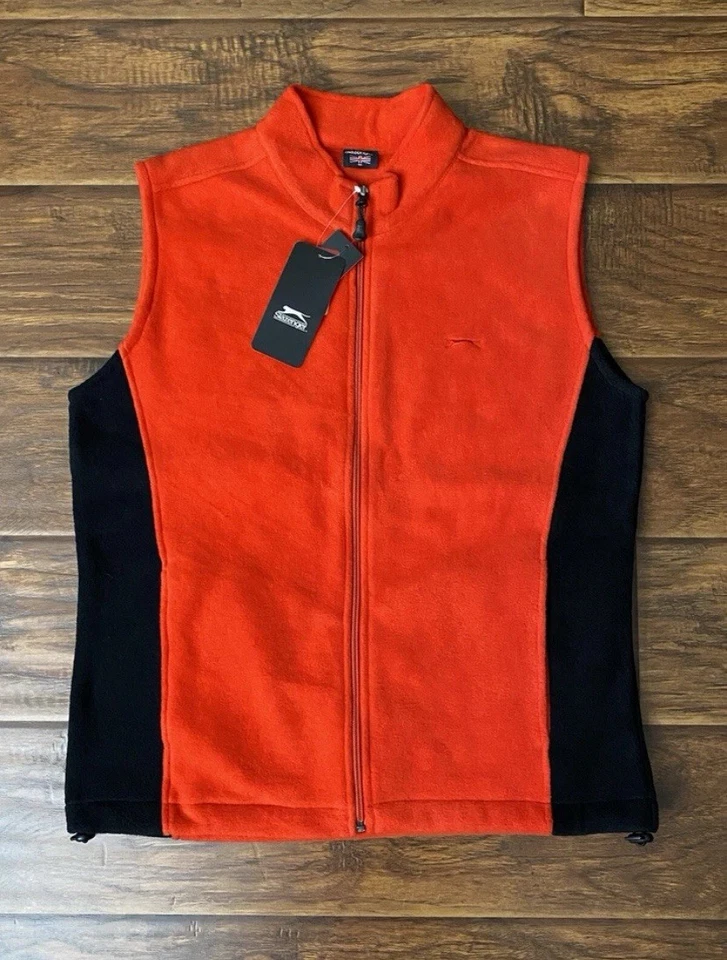 Slazenger Mens Golf Full Zip Fleece Vest Sleeveless NWT Size 95 Mediuim - Image 2 of 4