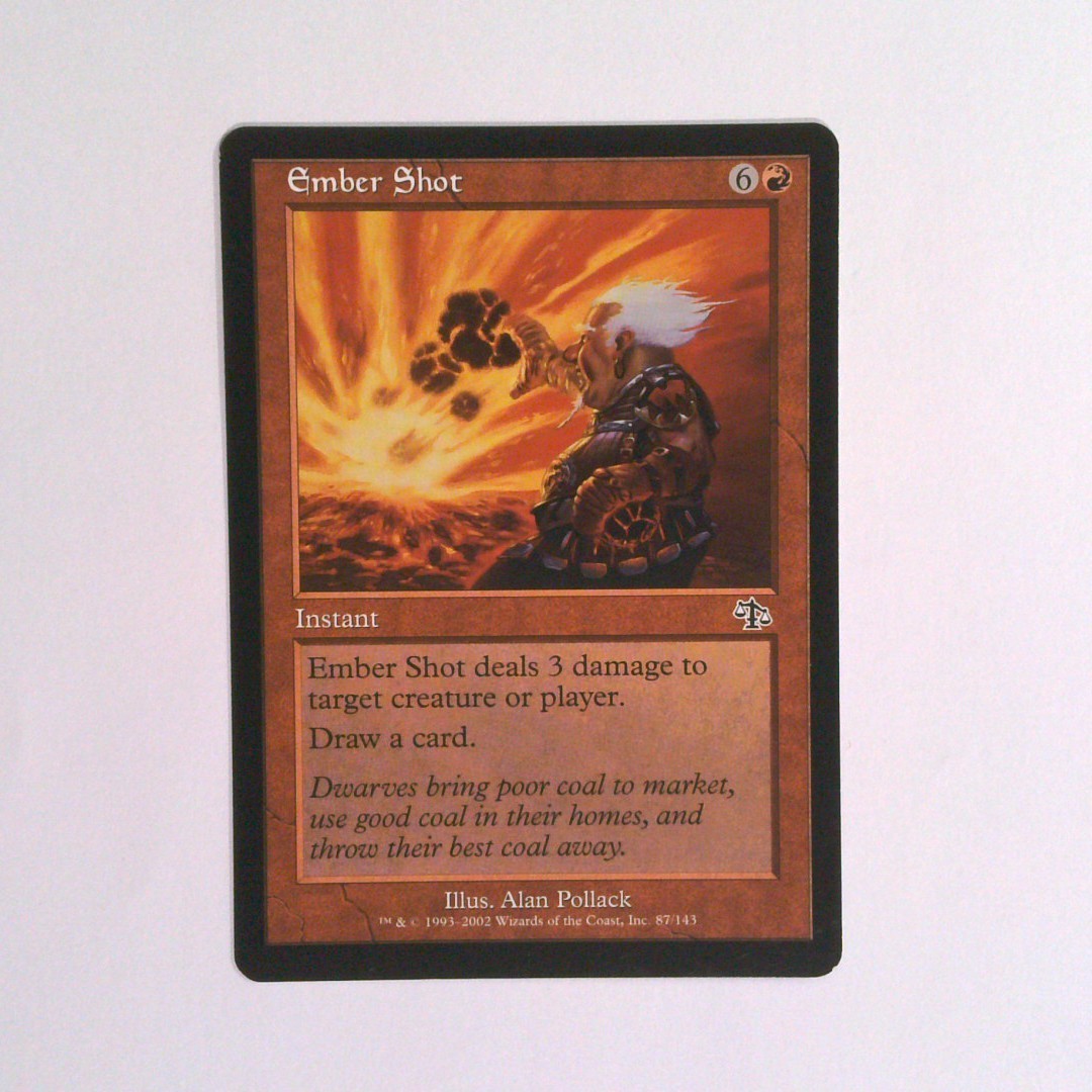 Magic the Gathering MTG Ember Shot (87) Judgment LP