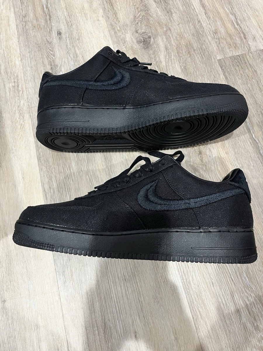 Nike Air Force 1 Low x Stussy Black for Sale | Authenticity