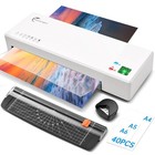 Buyounger Laminator Machine with 40 Laminating Sheets, A4 Laminator Thermal a...