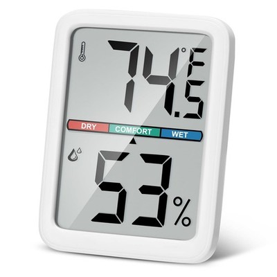 Digital Thermometer Hygrometer, Large LCD Screen Room Thermometer Temperature