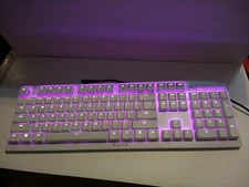Razer Deathstalker Gaming Keyboard with Dongle Red Keys Tested and Working