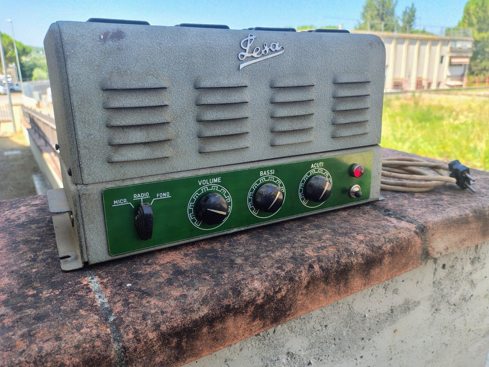 Rare Raro Amplificatore a Valvole Lesa A 526T/2