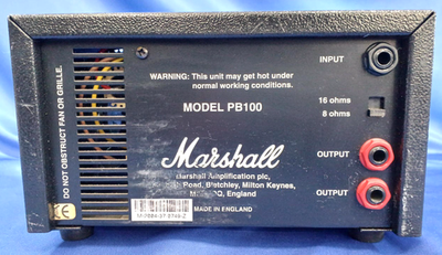 Marshall PB-100 Power Brake Guitar Amp Attenuator Black | eBay