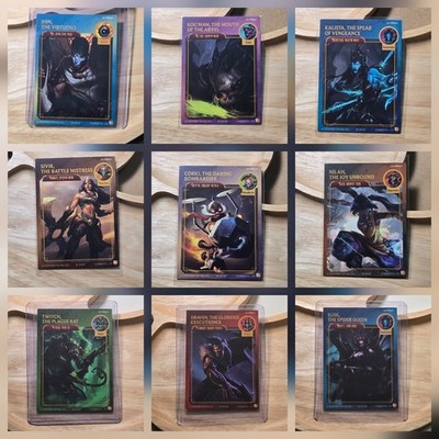 Jhin Kogmaw Kalista Sivir Corki Nilah Twitch Draven Elise card Samlip lol