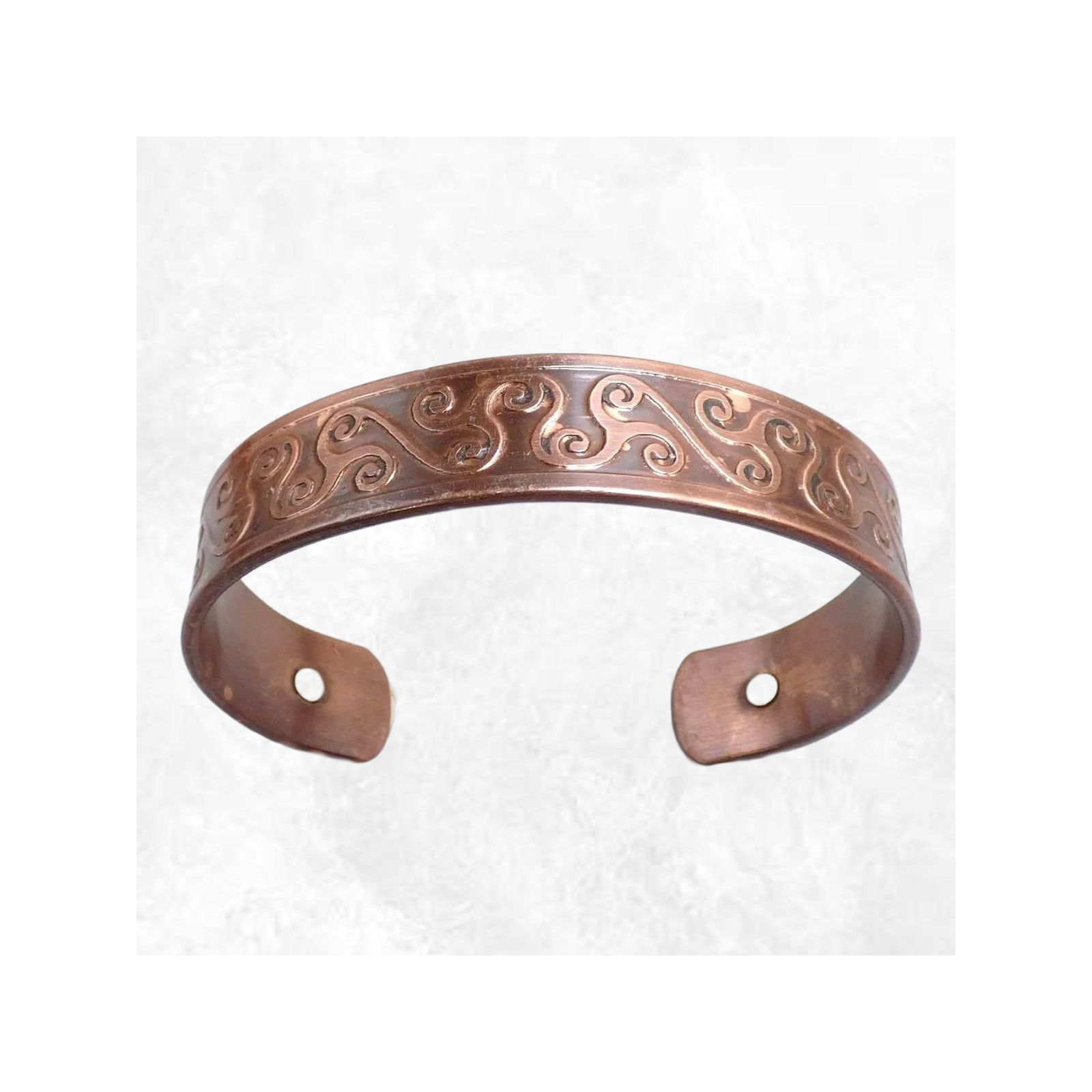 Bracelet magnétique celtique en cuivre BTA22 avec 2 aimants