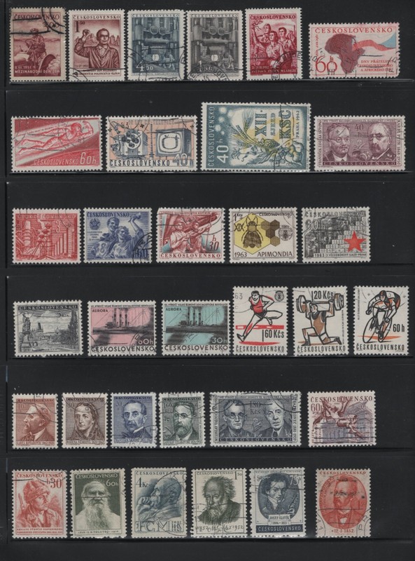 Centsational Czechoslovakia Amazing Used Group of Stamps