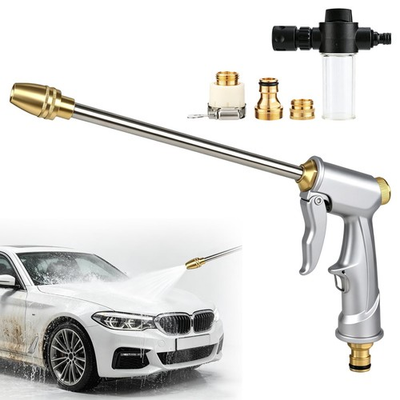 #ad Brass High Pressure Power WasherHeavy Duty Garden Hose NozzleTurn Any Hose ... $40.73