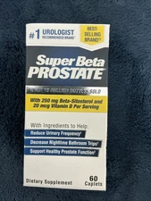 Super Beta Prostate Dietary Supplement 60 Caplets.Exp05/2026