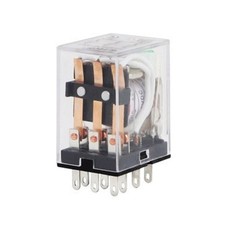 DC12V/AC220V/DC24V 11-Pin Electromagnetic Power Relay with Led Indicator