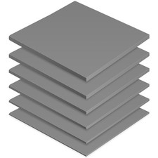 Frienda 6 Pcs Thermal Pad 100 x 100 mm, 0.5 1 1.5 2 2.5 Gray