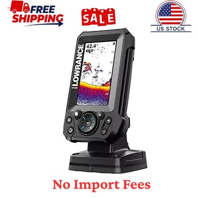 Lowrance Eagle 4x Fish Finder with Bullet Skimmer Transducer