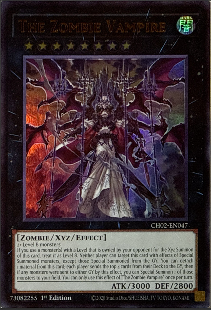 The Zombie Vampire - CH02-EN047 - 1st Edition - Ultra Rare - NM/M