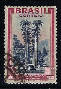 Brazil, 1937, Scott #449, 1000r Lake & Indigo, Used