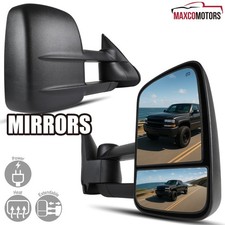 Tow Mirrors Fits 1999-2002 Chevy Silverado Gmc Sierra 1500 2500 Power Heated Tow Mirrors Fits 1999-2002 Chevy Silverado Gmc Sierra 1500 2500 Power Heated