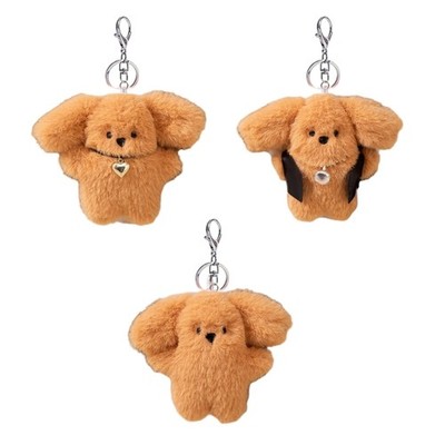 Plush Rabbit Keyring Easter Keychain Car Key Holder Plush Bag Charm Pendant