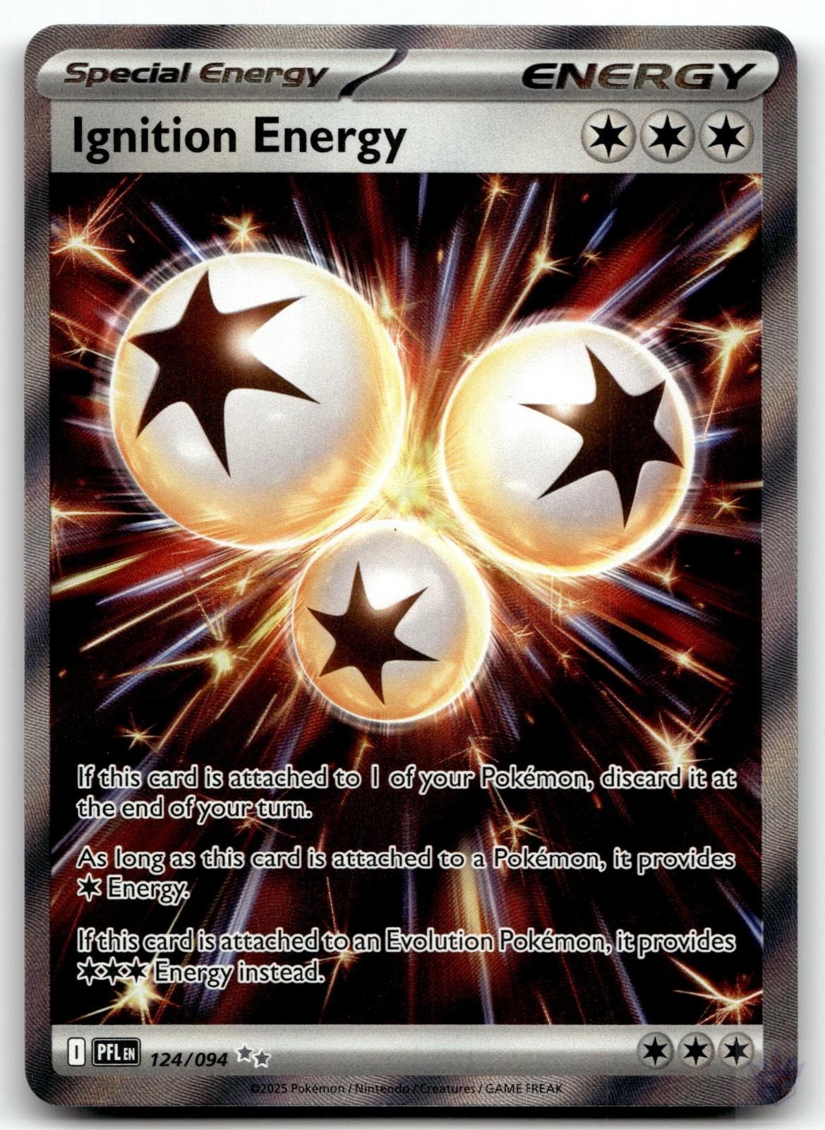 Ignition Energy 124/094 Phantasmal Flames Ultra Rare Holo NM Pokemon Card