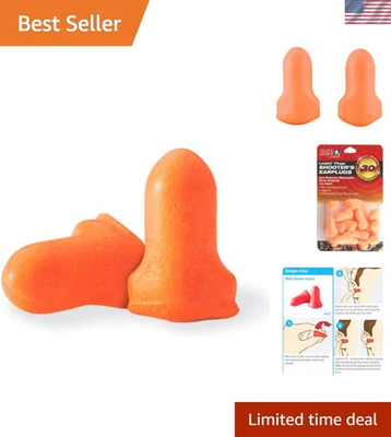 #ad Honeywell Low Pressure Foam Shooting Earplugs 10 Pairs 30 dB Noise Reduction $7.99