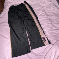 Vintage Old Navy Athletic Pants Size XXL Nylon Mesh Lined Zip Cuff Baggy Skater