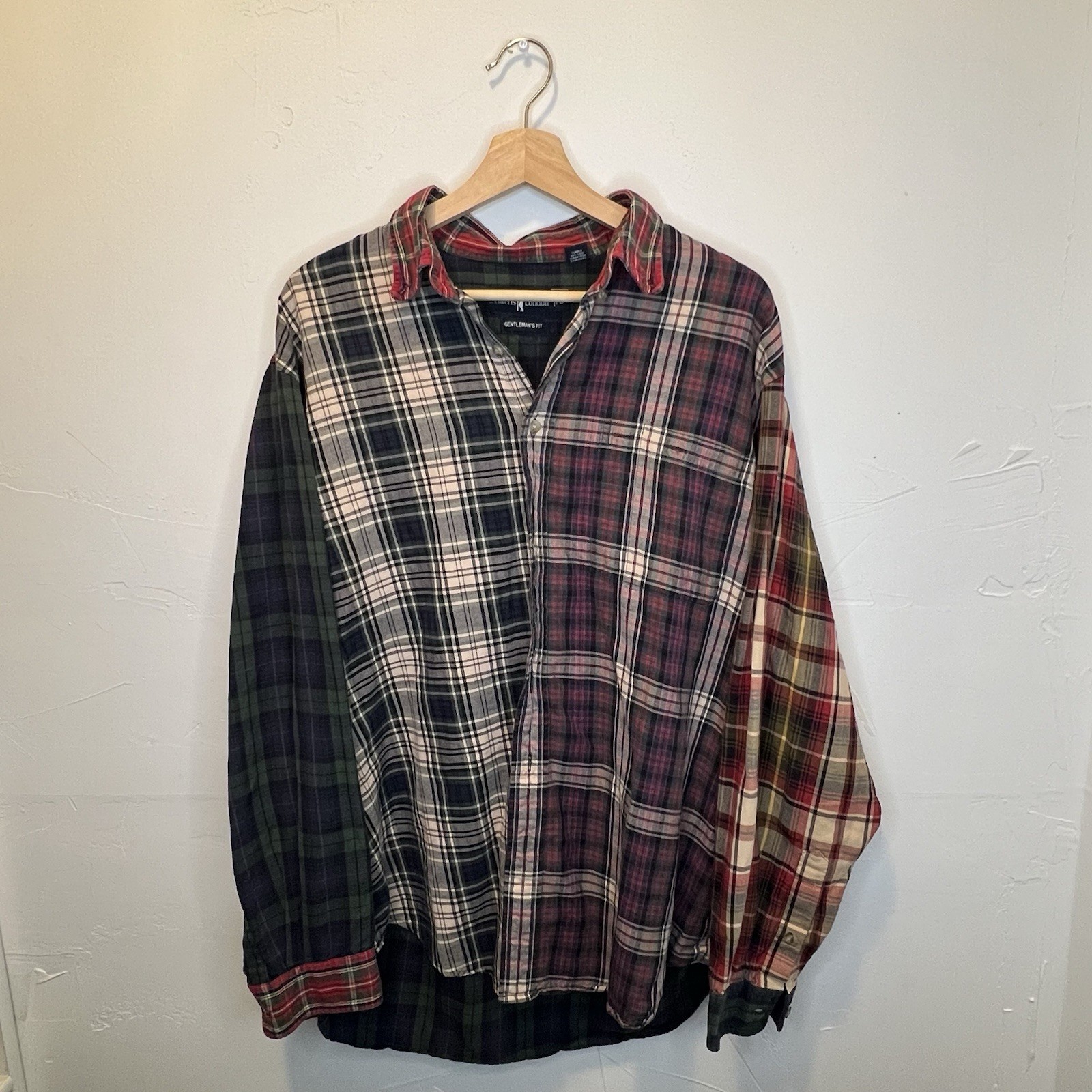 Patchwork Plaid Button Up – Needles Inspired – Si… - image 1