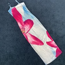Shein Colorful Floral Slip Maxi Dress - sz 4