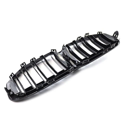 Barra de parachoques parrilla de riñón negra brillante para BMW Serie 1 F40 2019-21 estilo M4 - Imagen 8 de 10