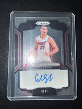 2024-25 Prizm Cole Swider Penmanship Auto #PNM-CSH Heat Villanova