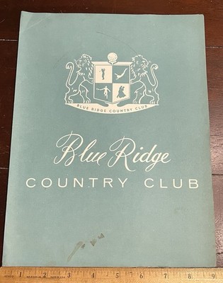 Blue Ridge Country Club Menu, Specials Insert, Filet Mignon Dinner $5.25