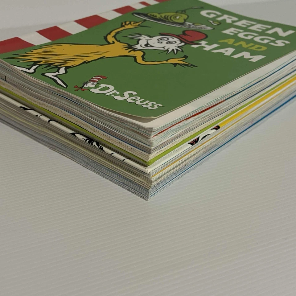 Dr Seuss Books x10 Cat In The Hat Green Eggs And Ham See Photos For Damages - Image 2 of 4