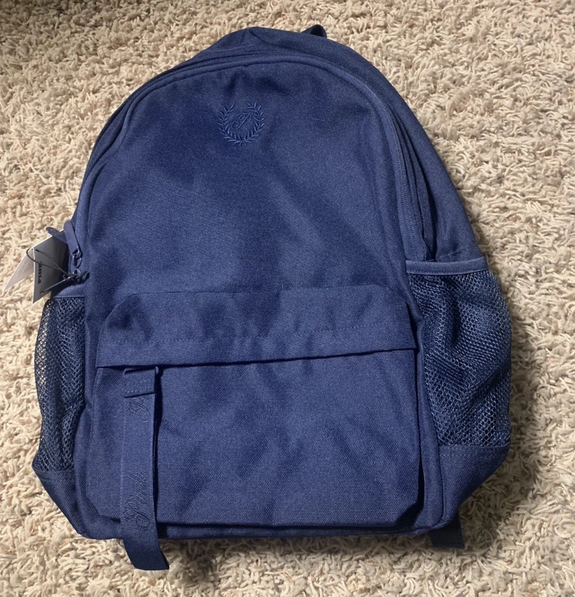 Victoria's Secret PINK Women's Navy Blue Ivy Classic Canvas Polyester Backpack