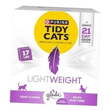 Purina Low Dust, Multi Cat, Clumping Cat Litter, LightWeight Glade Clean