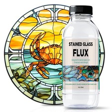 Liquid Zinc Flux for Stained Glass - 4oz - Soldering...