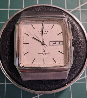 Vintage (1985) Citizen GN-4W-S 3800-451287TA Quarzuhr Japan *Ersatzteile repariert