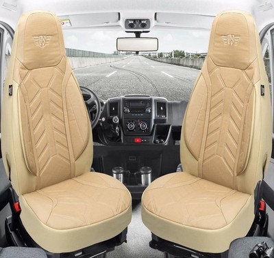 Schonbezüge Sitzbezüge für Ford S-Max 2 Bj ab 2015 in Beige DPL505