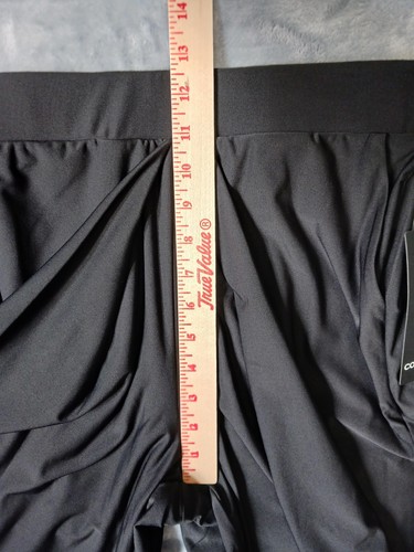 Coldesina Pants Womens XS Black Wide Leg Culottes Pull On Stretch Pockets - Picture 5 of 12