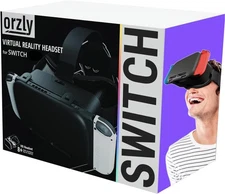 Orzly VR Headset Designed for Nintendo Switch & Switch OLED Console, Black