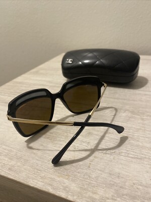 Chanel Coco Cloud Collection Black 18k Sunglasses 5378 56mm  display picture 1