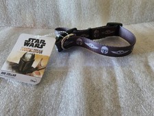STAR WARS MANDALORIAN DOG COLLAR S/M 15-35 LBS